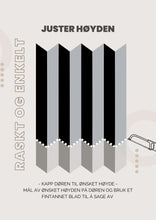 Last inn bildet i Galleri-visningsprogrammet, EIKVOLL FOLDEDØR HVIT DOBBEL
