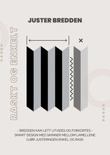 Last inn bildet i Galleri-visningsprogrammet, EIKVOLL FOLDEDØR HVIT DOBBEL